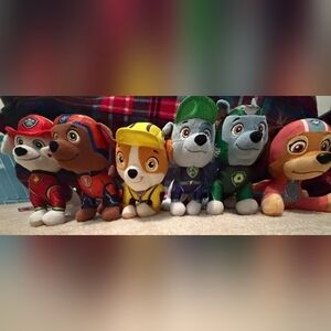 Paw Patrol Plushies Lot.